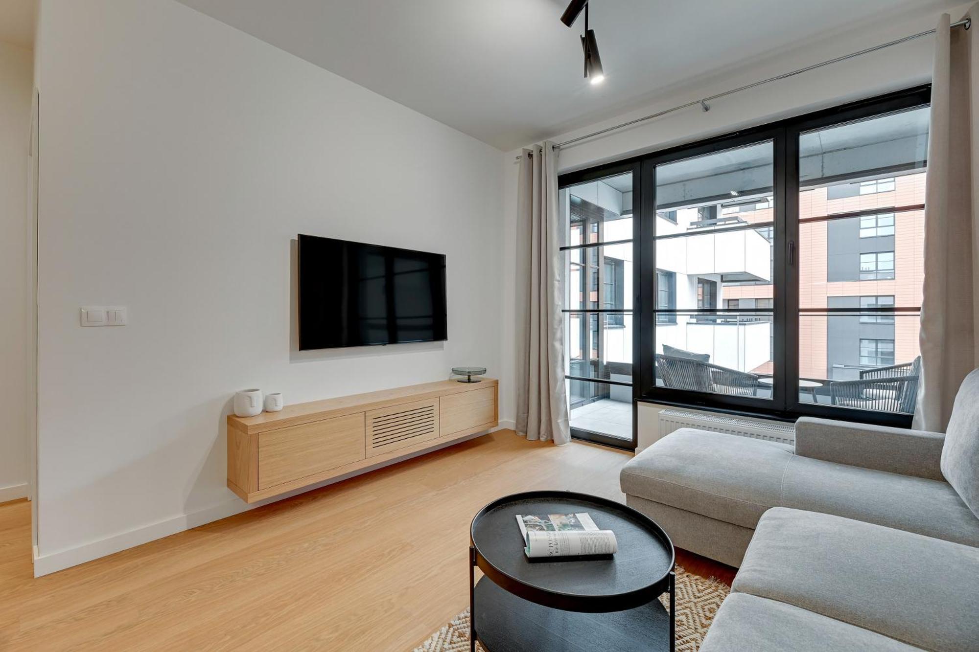Doki Living - Foodhall & Parking By Downtown Apartments Gdansk Bagian luar foto
