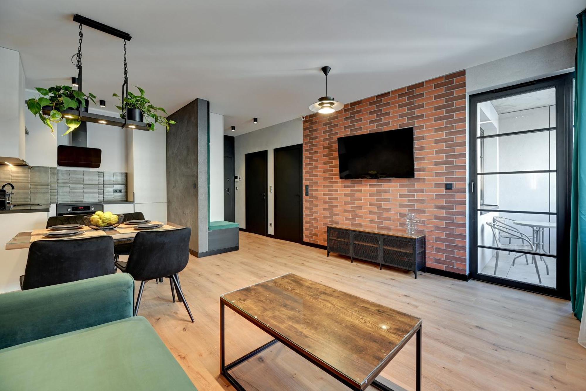 Doki Living - Foodhall & Parking By Downtown Apartments Gdansk Bagian luar foto